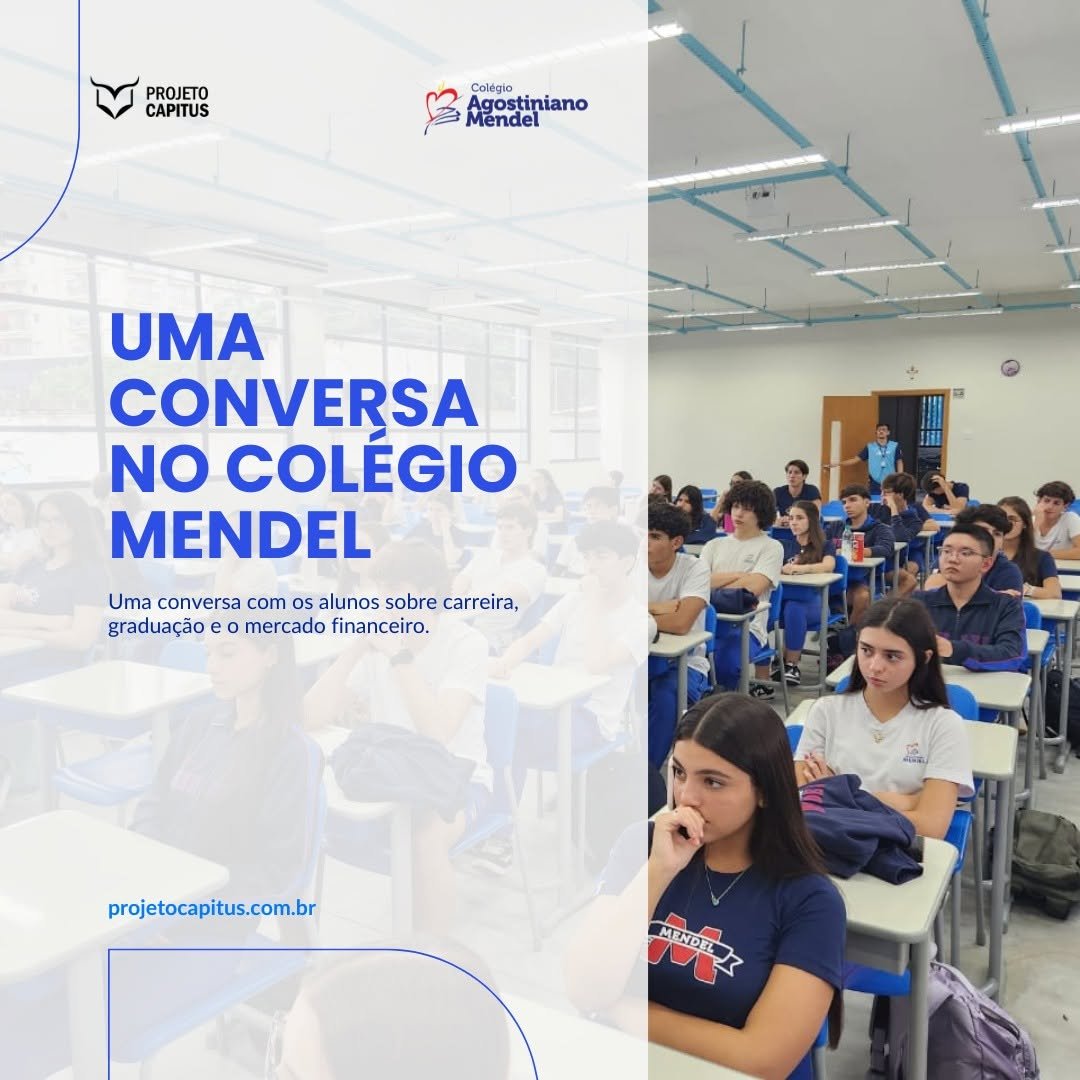 Simulação de mercado real no Colégio Mendel