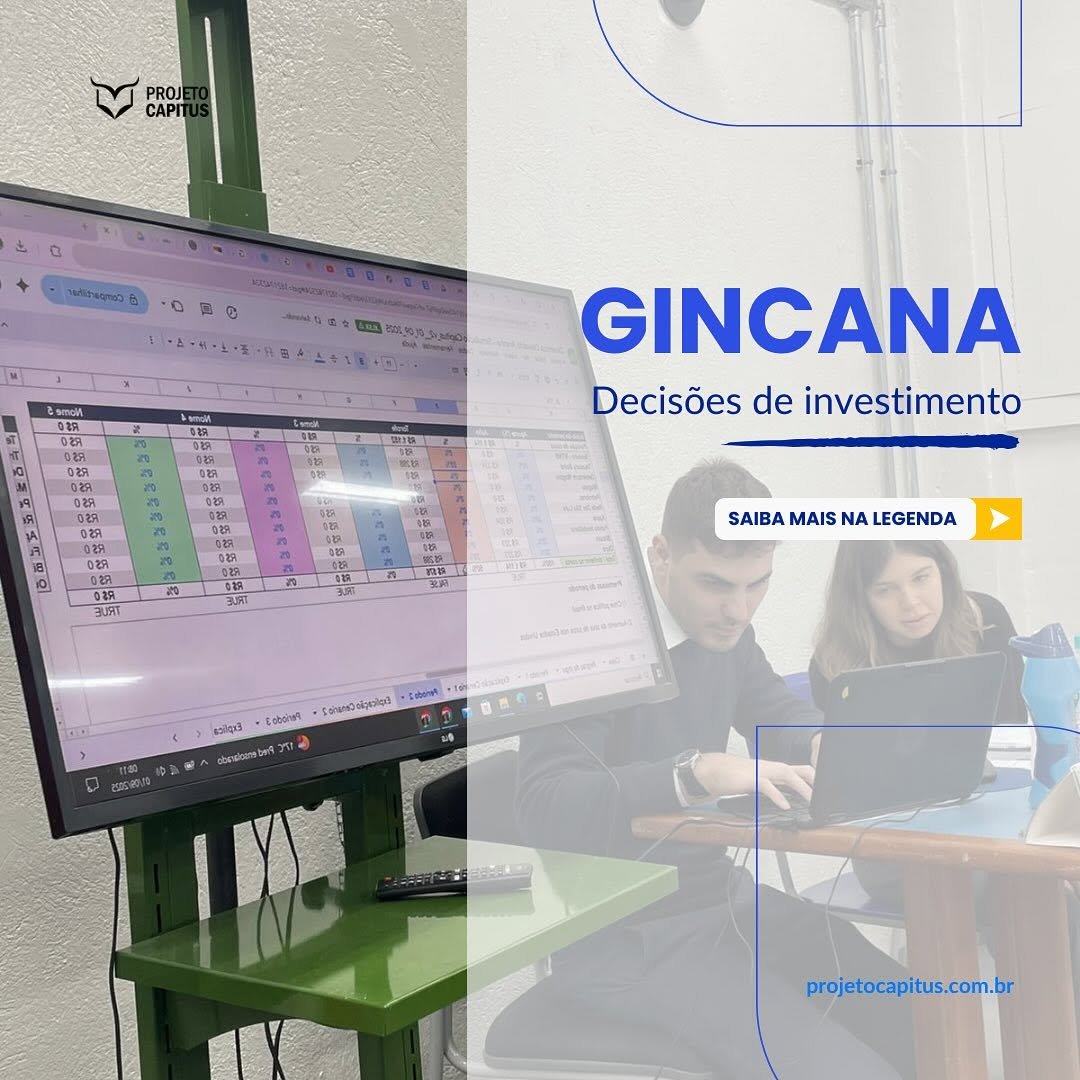 Gincana financeira real promovida pelo Projeto Capitus