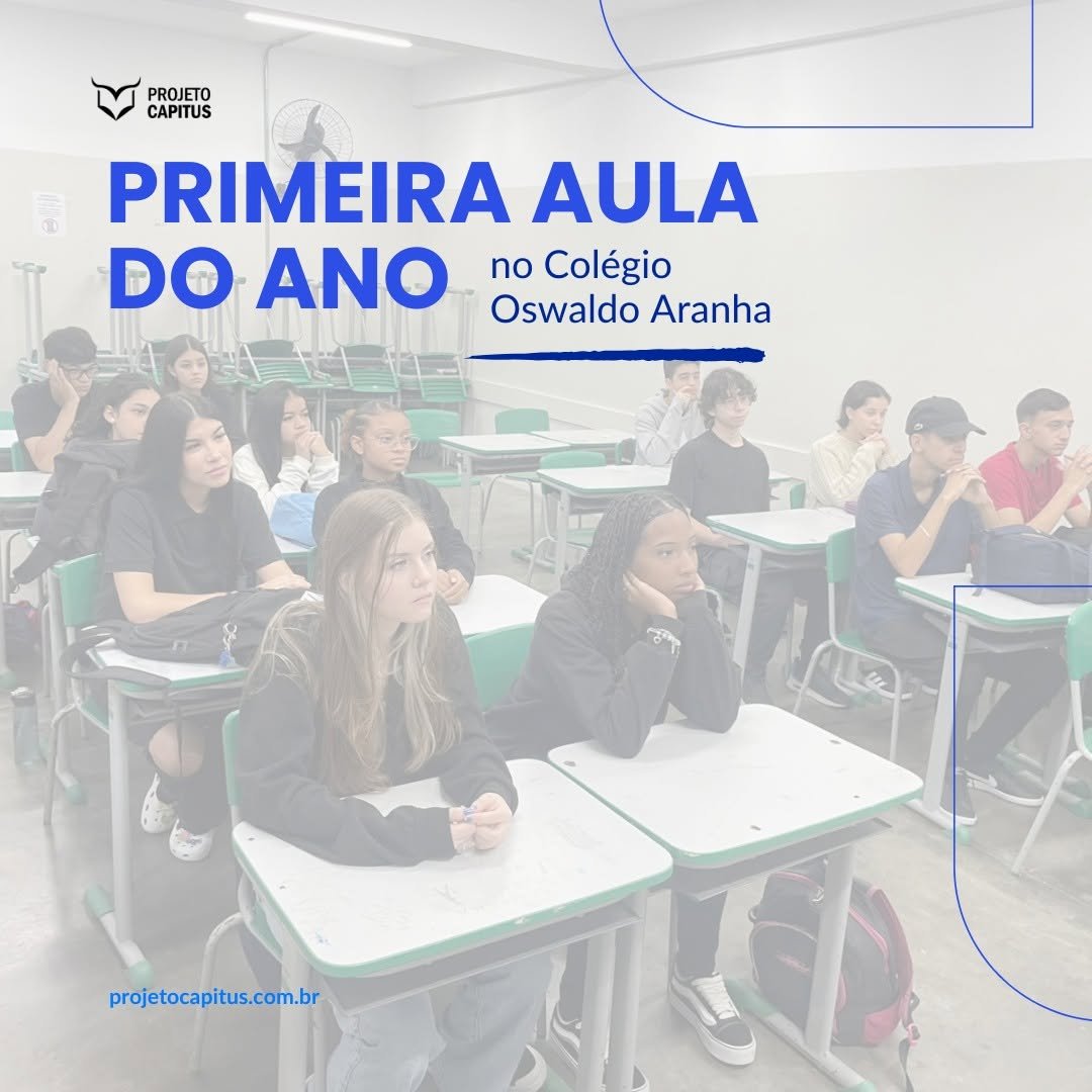 Apresentação do Projeto Capitus no Colégio Oswaldo Aranha